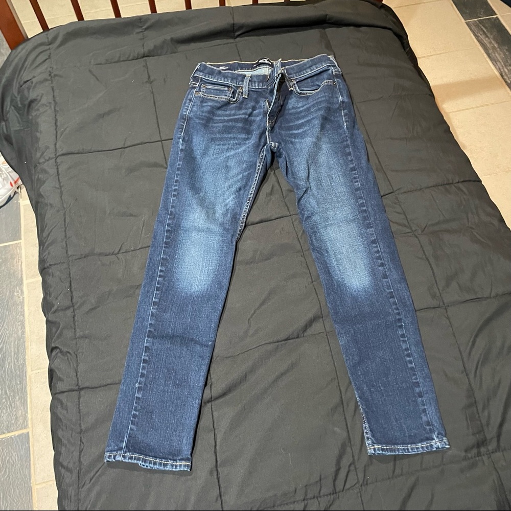 Dark blue Hollister jeans
